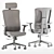 Ergonomic Highback Office Chair 3D model small image 6