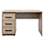 HOFF Oslo Writing Desk 3D model small image 3