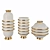 Golden Orbit Porcelain Vases 3D model small image 3