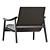 Modern Minotti Fynn Armchair Design 3D model small image 2