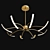 Modern LED Chandelier Series 3D model small image 3