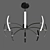 Modern LED Chandelier Series 3D model small image 4