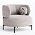 Modern Lounge Armchair 2014 Edition 3D model small image 2