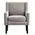  sleek Jude Armchair design 3D model small image 4