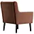  sleek Jude Armchair design 3D model small image 5
