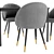 Modern Dining Set Sandsberg Naomi 3D model small image 4