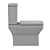 DIWO Kolomna Compact Toilet 3D model small image 3