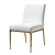 Premium Thaddeus Fabric Side Chair 3D model small image 1