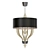 Elegant Suspension Lamp Pandora 3D model small image 1