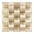 Metal-Weave Wool Wall Art 3D model small image 3