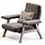 Stylish Roberto Mengi Chair 3D model small image 1