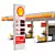 Shell Gas Station Model 8-Line 3D model small image 3