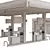 Shell Gas Station Model 8-Line 3D model small image 5