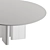 Sleek Marble Marelli Table 3D model small image 4