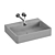 Modern Wall Mounted Sink Collection 3D model small image 2