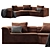 Retro Float Sofa Design Sarah 3D model small image 3