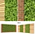 3D Green Wall with Hedge 3D model small image 1