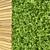 3D Green Wall with Hedge 3D model small image 3