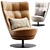 Modern Designer DS_262 Armchair 3D model small image 1