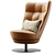 Modern Designer DS_262 Armchair 3D model small image 5