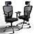 Modern Ergonomic Office Chair 3D model small image 1