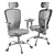 Modern Ergonomic Office Chair 3D model small image 6