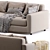 Rendez-Vous Sofa: Italian Elegance 3D model small image 2