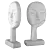 Abstract Head Sculpture Decor Piece 3D model small image 2