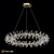 Scandinavian Pendant Light Brass 3D model small image 1