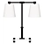 Messina Table Lamp 3D model small image 1