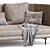 Modern Elegance Torii Sofa: Minotti 3D model small image 4