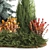 Alpine Collection Blue Spruce with Berberis 3D model small image 3