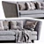 Elegant Seymour Minotti Sofa 3D model small image 3