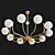 Modern Rendezvous Pendant Chandelier 3D model small image 2