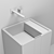 Custom Floor Washbasin & Wall Mixer 3D model small image 4