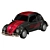 Vintage Volkswagen 2015 3D Model 3D model small image 4