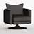 Modern Auburn Swivel Chair 2017 3D model small image 5