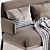 Modern Comfort Love Seat 3D model small image 3