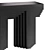 Handcrafted Noir Acropolis Console 3D model small image 2