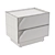 Page Nightstand Right-Handed MDF Glass 3D model small image 4