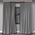 Versatile 3D curtain model 3D model small image 4