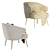Elegant Tufted Accent Chair, 3 Colors 3D model small image 5