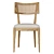 Retro-inspired Britt Dining Chair 3D model small image 2