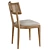 Retro-inspired Britt Dining Chair 3D model small image 4