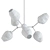  Modern Steel Loft Chandelier 3D model small image 2