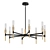 Elegant Maxim Lighting Chandelier 3D model small image 1