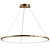 Modern Chandelier Rings 3D Model 3D model small image 1