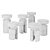 Multi-Functional Tobias Stool Set 3D model small image 5