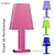 Silhouett 66 Acrylic Table Lamp 3D model small image 1