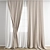 Polygonal Curtain Model Set 3D model small image 1